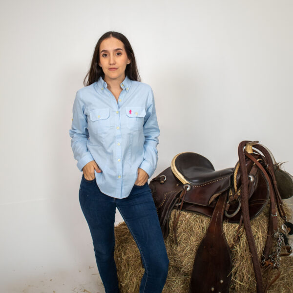 Camisa Mujer Vega - Azul Claro